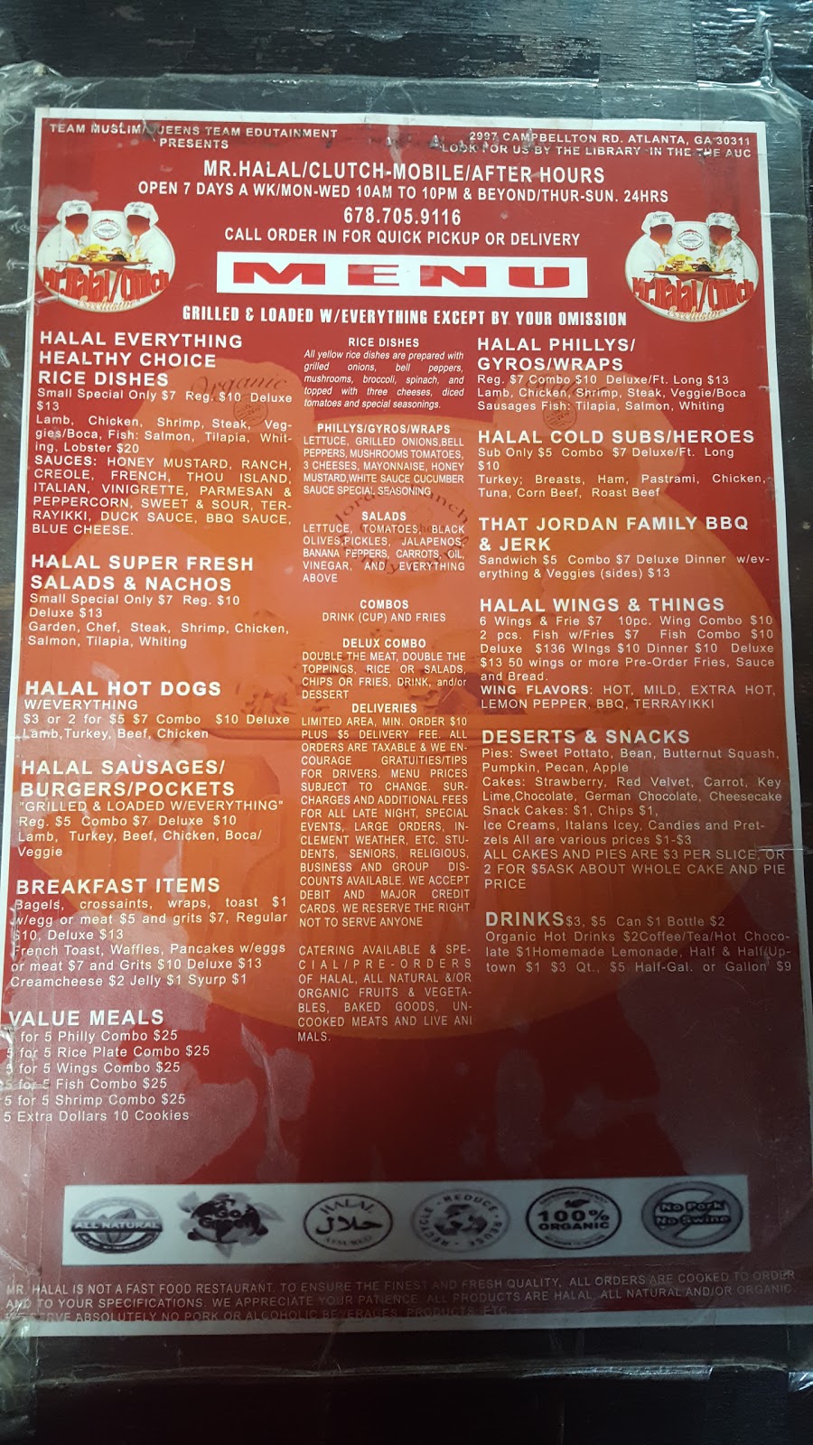 Mr. Halal Everything | restaurant | 2997 Campbellton Rd SW, Atlanta, GA 30311, USA | 6787059116 OR +1 678-705-9116