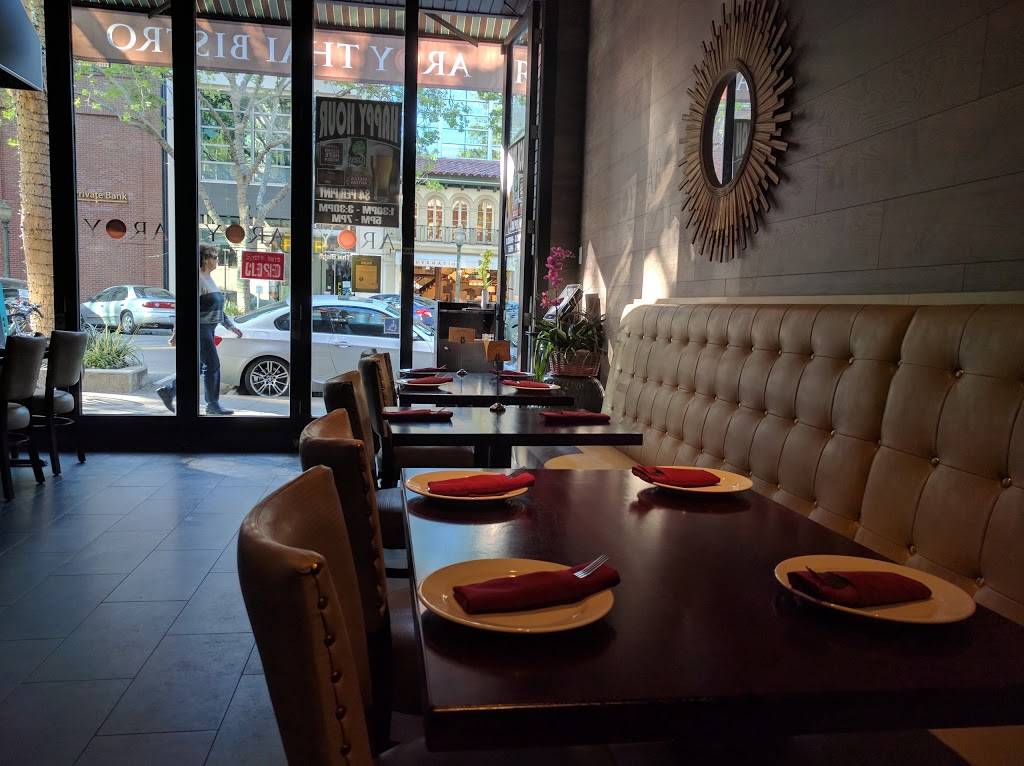 Aroy Thai Bistro | restaurant | 320 University Ave, Palo Alto, CA 94301, USA | 6504852636 OR +1 650-485-2636