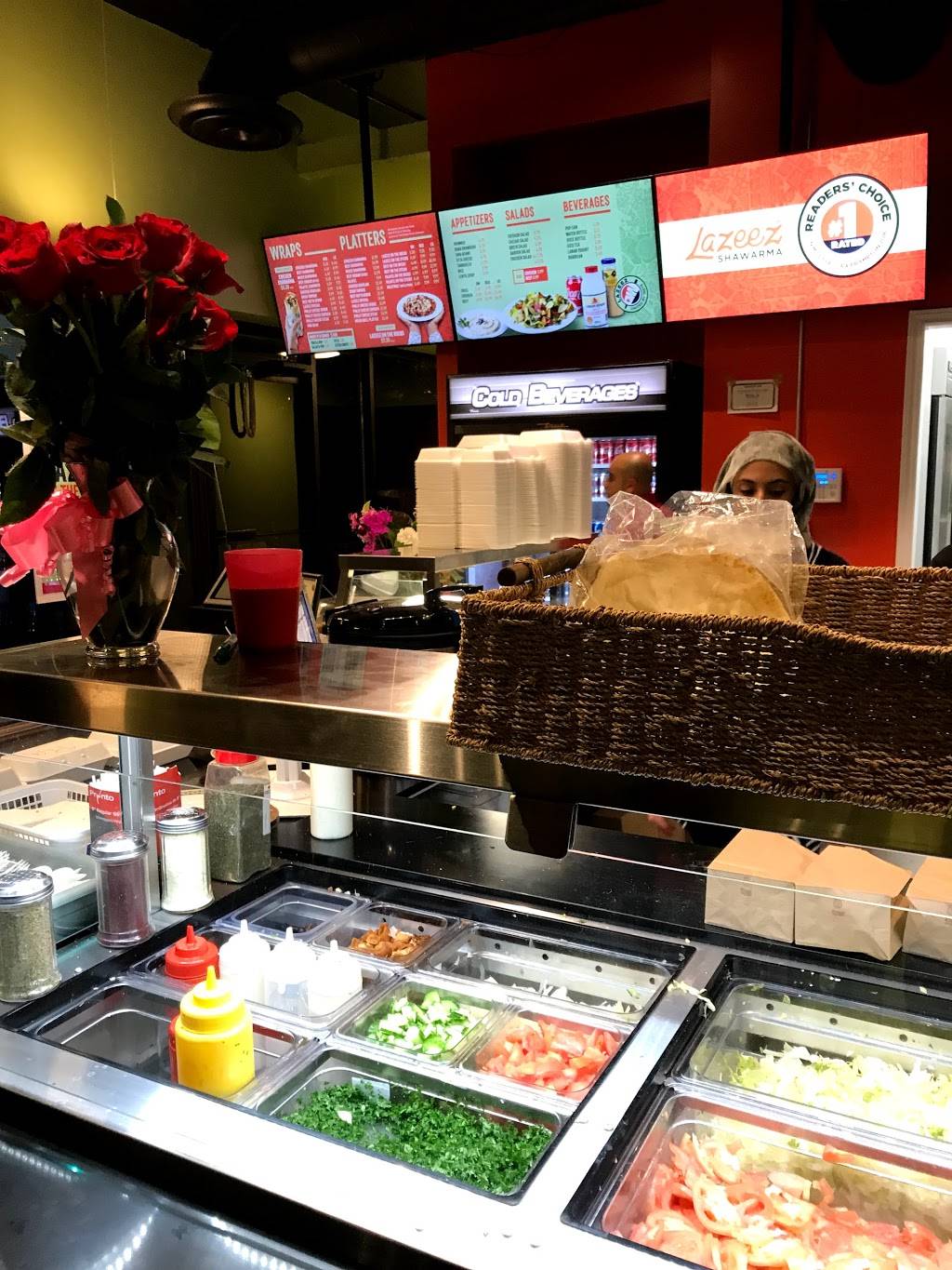 Lazeez Shawarma | restaurant | 14 Lisa St #1, Brampton, ON L6T 4W2, Canada | 9054533444 OR +1 905-453-3444