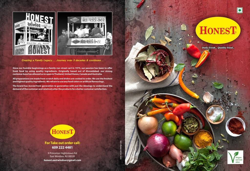 Honest Restaurant | restaurant | 9 Princeton Hightstown Rd, East Windsor, NJ 08520, USA | 6092224481 OR +1 609-222-4481