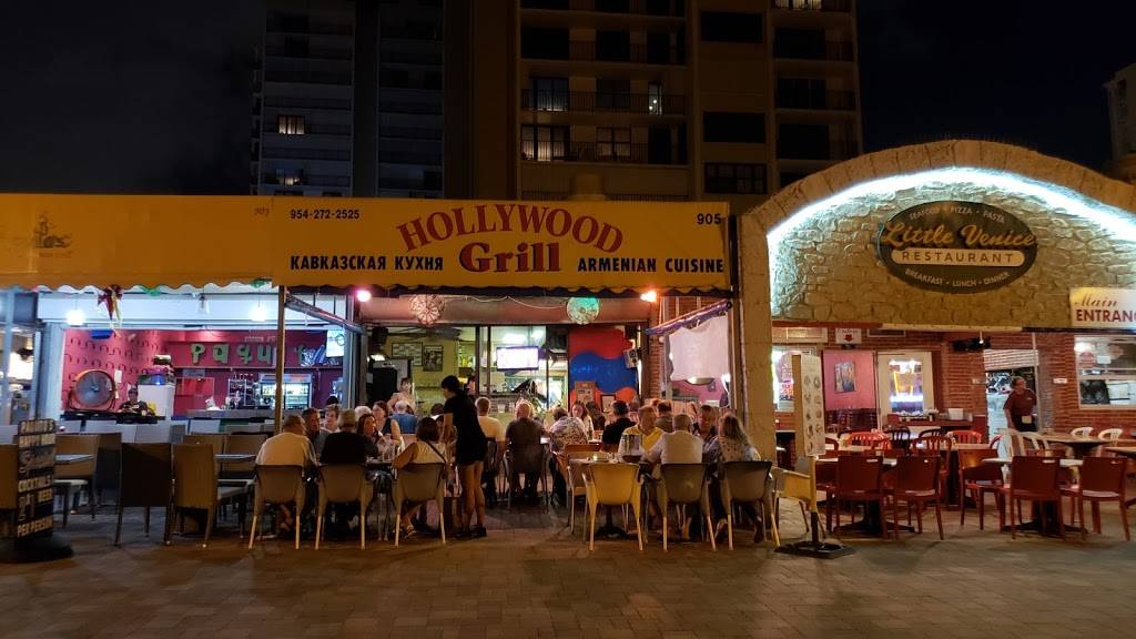 Hollywood Grill | restaurant | 905 N Broadwalk, Hollywood, FL 33019, USA | 9542722525 OR +1 954-272-2525