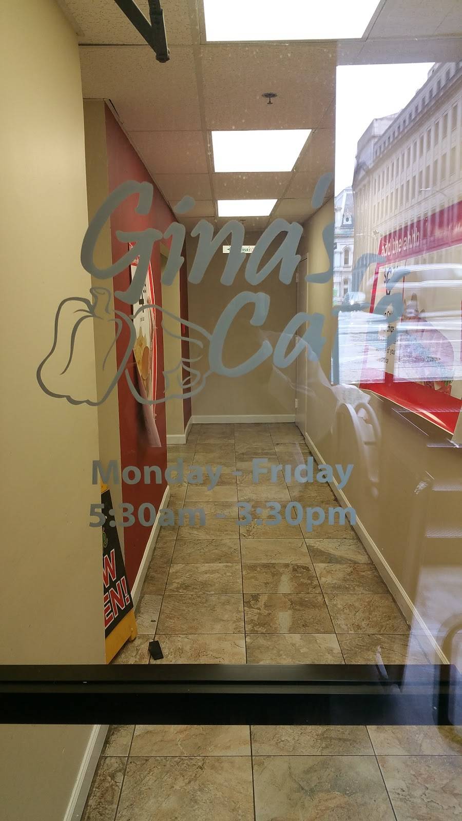 Ginas Cafe | restaurant | 10 N Calvert St, Baltimore, MD 21202, USA | 4106855985 OR +1 410-685-5985