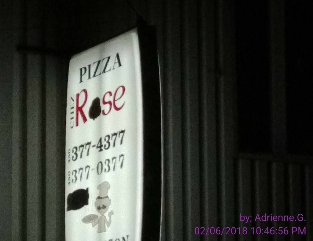 Pizza Chez Rose | restaurant | 16 Rue du Marché, Salaberry-de-Valleyfield, QC J6T 1P2, Canada | 4503774377 OR +1 450-377-4377