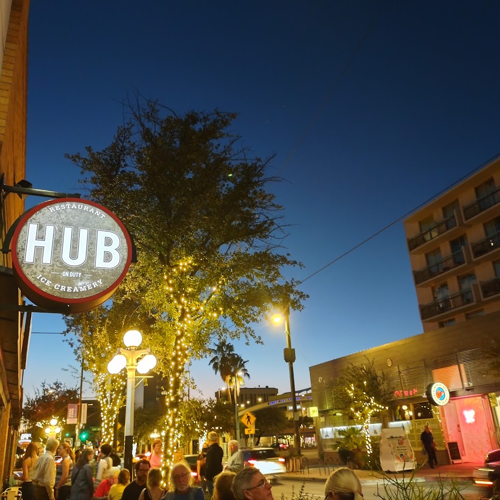 HUB Restaurant & Ice Creamery | restaurant | 266 E Congress St, Tucson, AZ 85701, USA | 5202078201 OR +1 520-207-8201