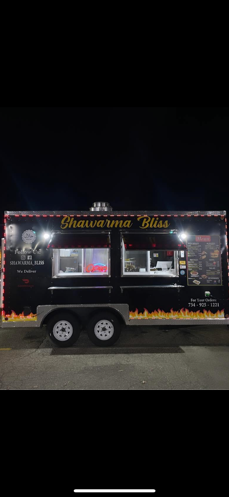 Shawarma bliss | restaurant | 20913 Gibraltar Rd, Brownstown Charter Twp, MI 48183, USA | 7349251221 OR +1 734-925-1221
