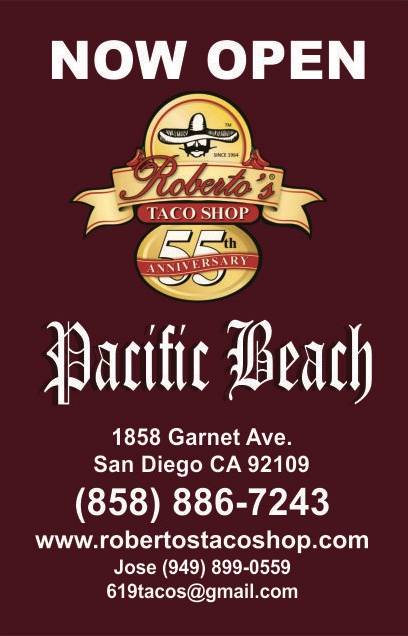 Roberto’s Taco Shop Pacific Beach | restaurant | 1858 Garnet Ave, San Diego, CA 92109, USA | 8588867243 OR +1 858-886-7243