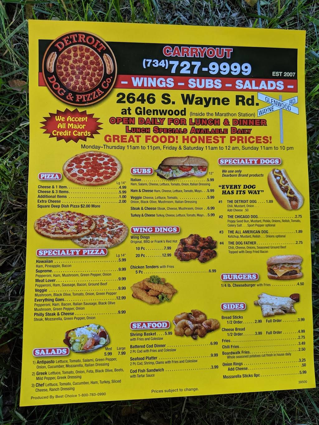 Pizza Town | restaurant | 2646 S Wayne Rd, Westland, MI 48186, USA | 7347279999 OR +1 734-727-9999