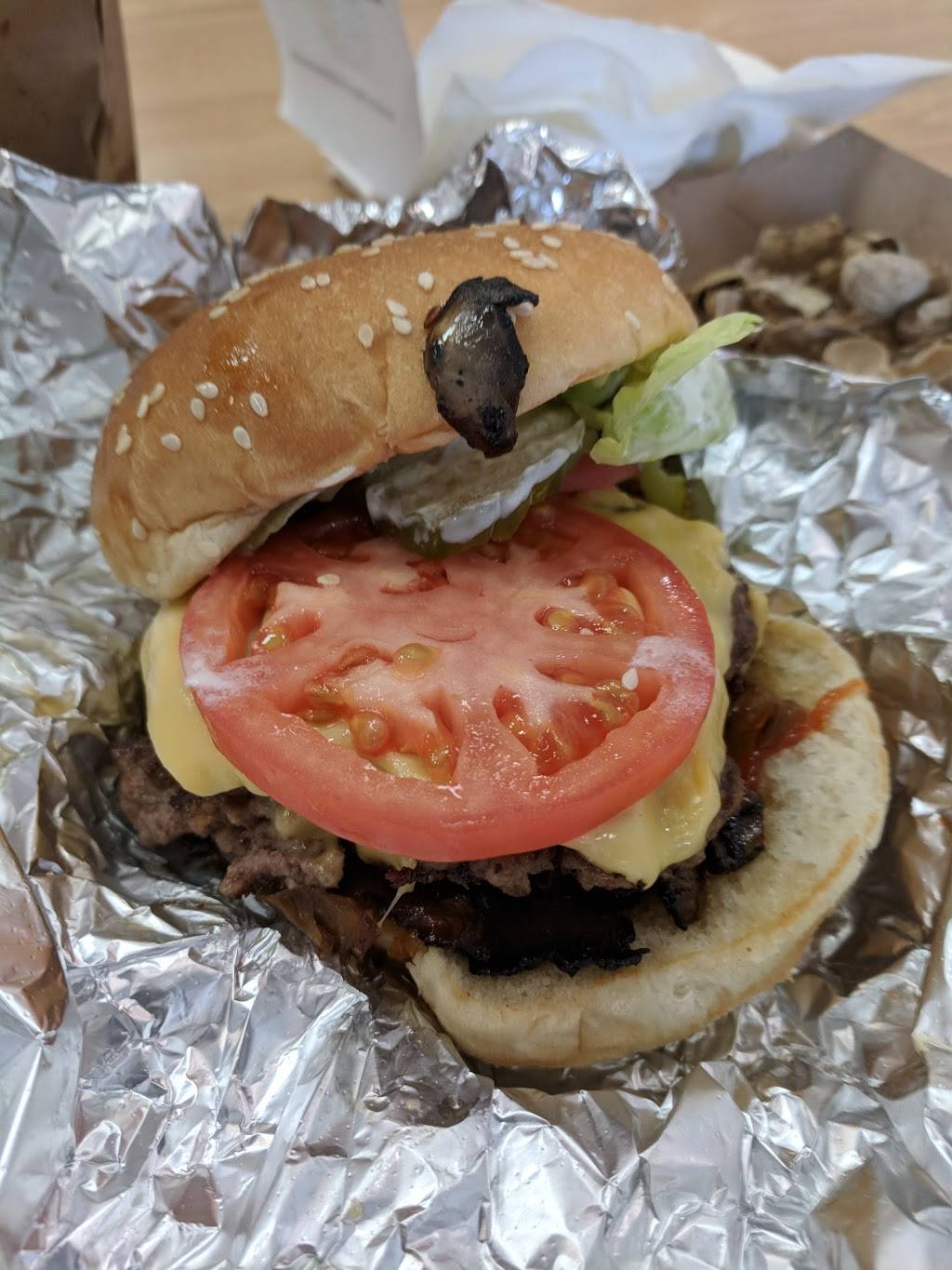 Five Guys | meal takeaway | 8904 Waltham Woods Rd, Parkville, MD 21234, USA | 4433843086 OR +1 443-384-3086