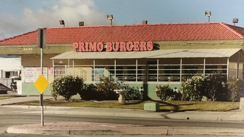 Primo Burgers | restaurant | 43369 10th St W, Lancaster, CA 93534, USA | 6619457538 OR +1 661-945-7538
