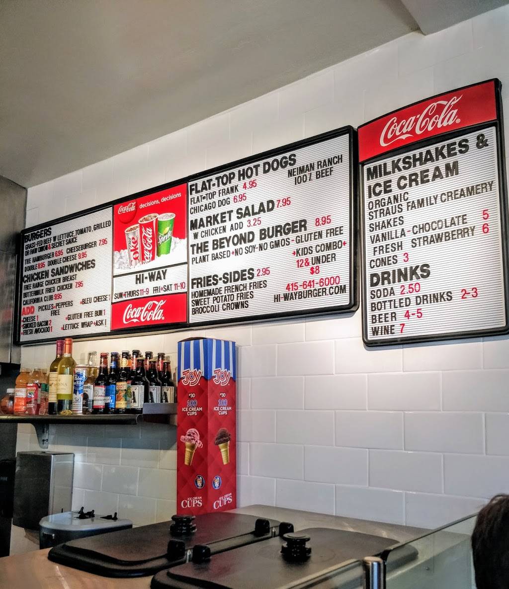 Hi-Way Burger & Fry | restaurant | 3853 24th St, San Francisco, CA 94114, USA | 4156416000 OR +1 415-641-6000