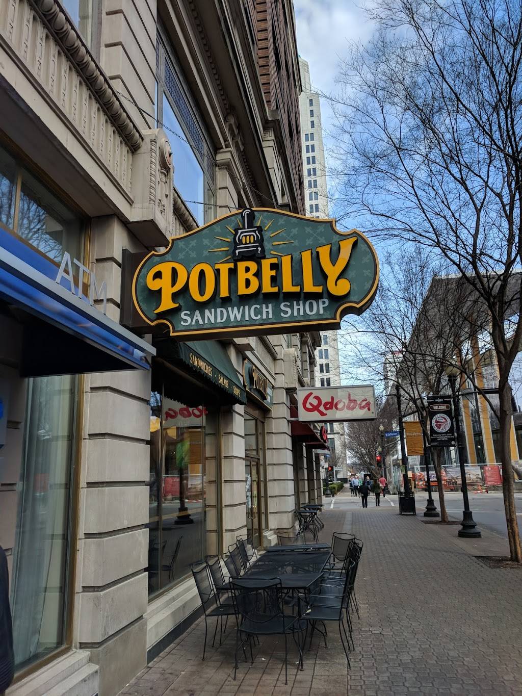 Potbelly Sandwich Shop | restaurant | 302 S 4th St #2, Louisville, KY 40202, USA | 5025401100 OR +1 502-540-1100