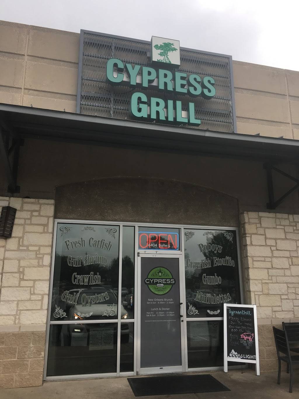 Cypress Grill | restaurant | 4404 W William Cannon Dr, Austin, TX 78749, USA | 5123587474 OR +1 512-358-7474
