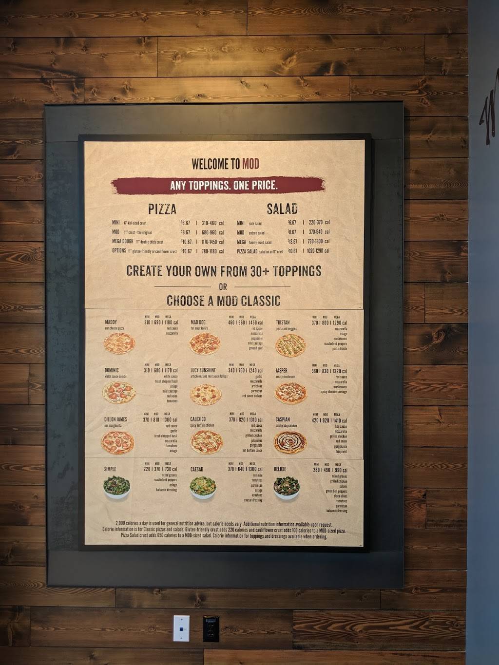 MOD Pizza | restaurant | 23632 El Toro Rd Suite E, Lake Forest, CA 92630, USA | 9493535713 OR +1 949-353-5713