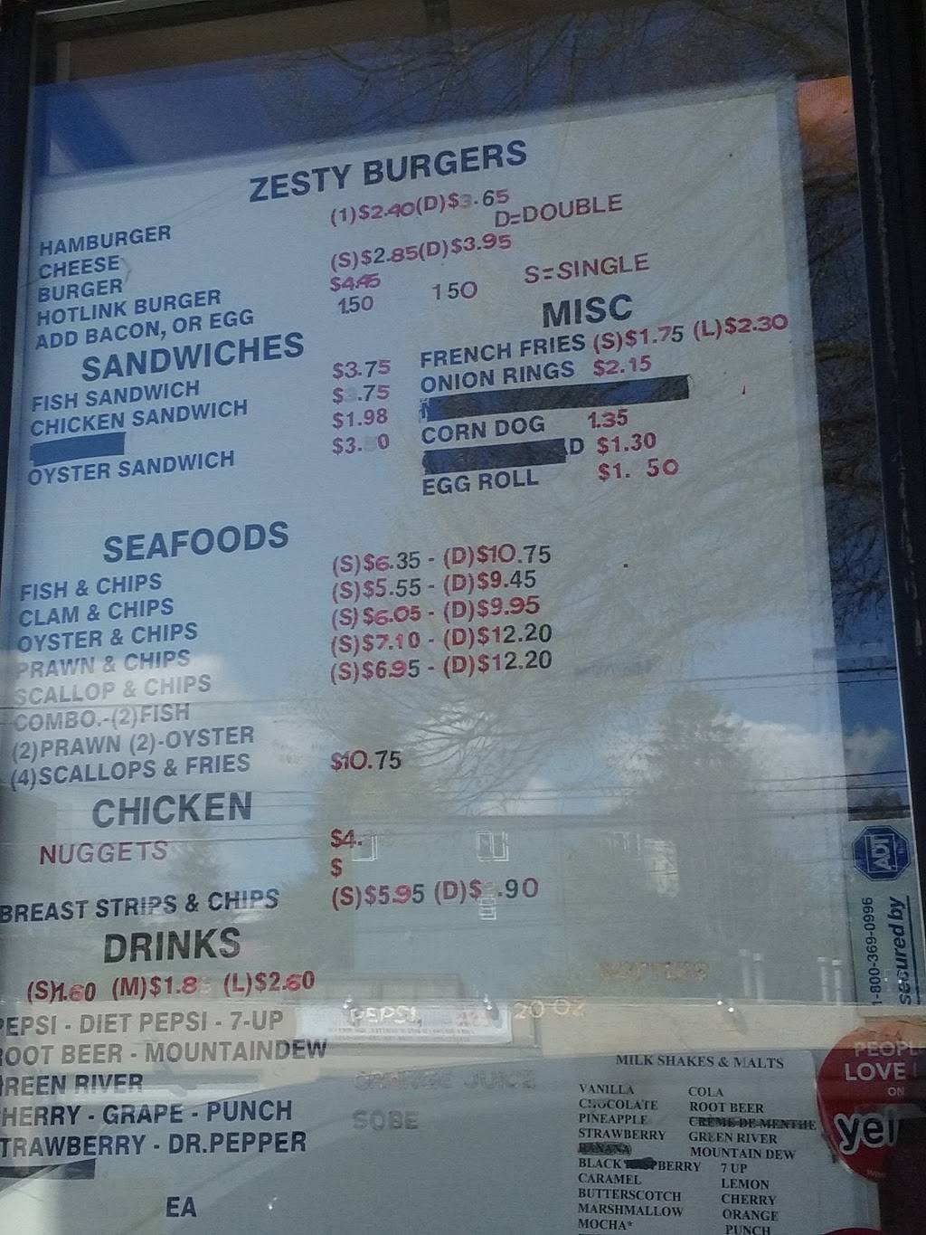 Zest Fast Food | restaurant | 7111 Rainier Ave S, Seattle, WA 98118, USA | 2067256850 OR +1 206-725-6850