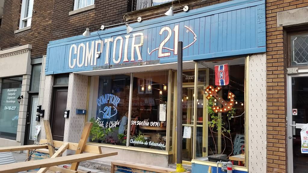 Restaurant Comptoir 21 | restaurant | 4844 Rue Wellington, Verdun, QC H4G 1X2, Canada | 5145643474 OR +1 514-564-3474