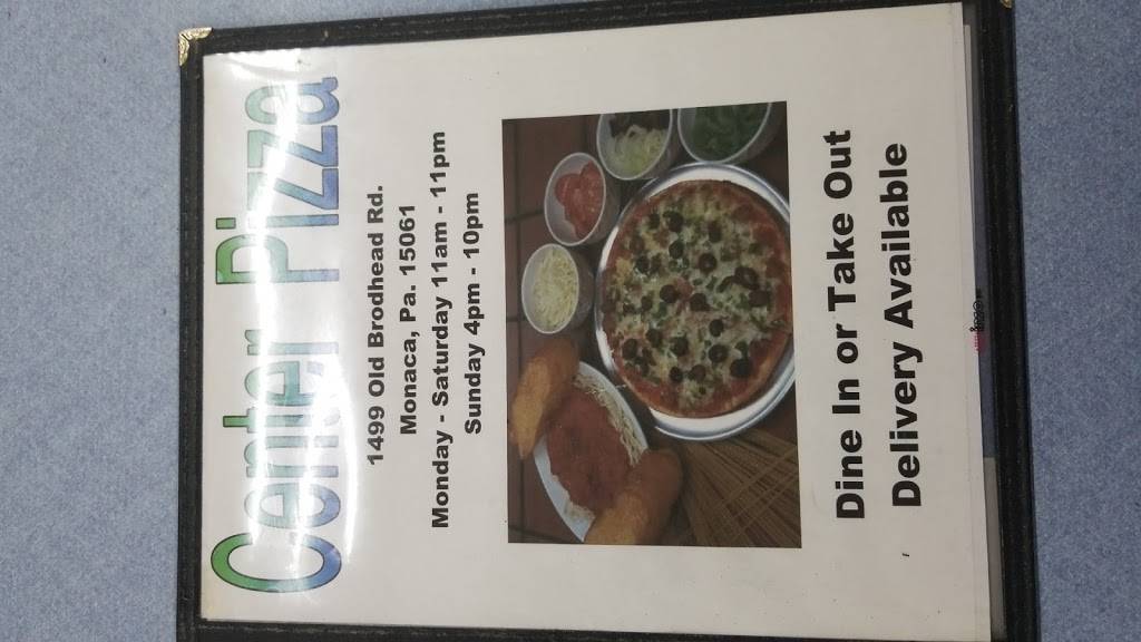 Center Pizza | restaurant | 1499 Brodhead Rd, Monaca, PA 15061, USA | 7247749954 OR +1 724-774-9954