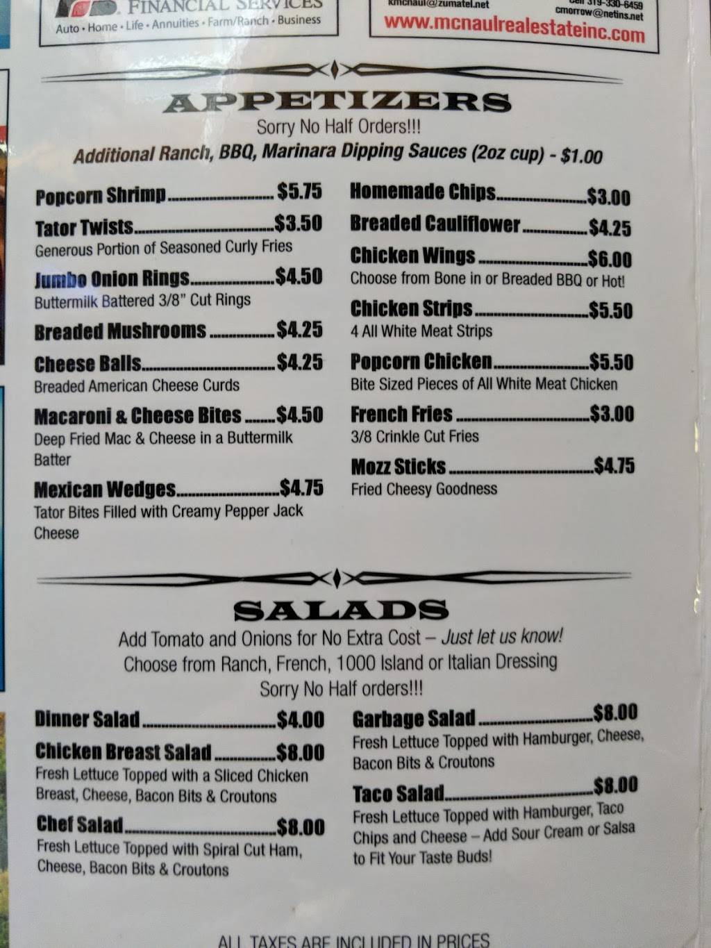 Longhorn Saloon | restaurant | Broadway St, Barnes City, IA 50027, USA | 6416445145 OR +1 641-644-5145