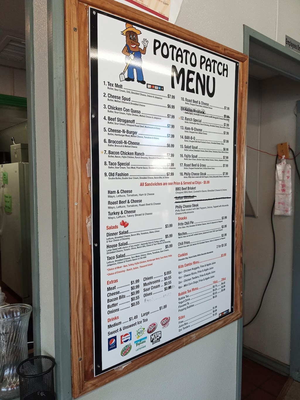 Potato Patch | restaurant | 3815 N State Line Ave, Texarkana, TX 75503, USA | 9037935811 OR +1 903-793-5811