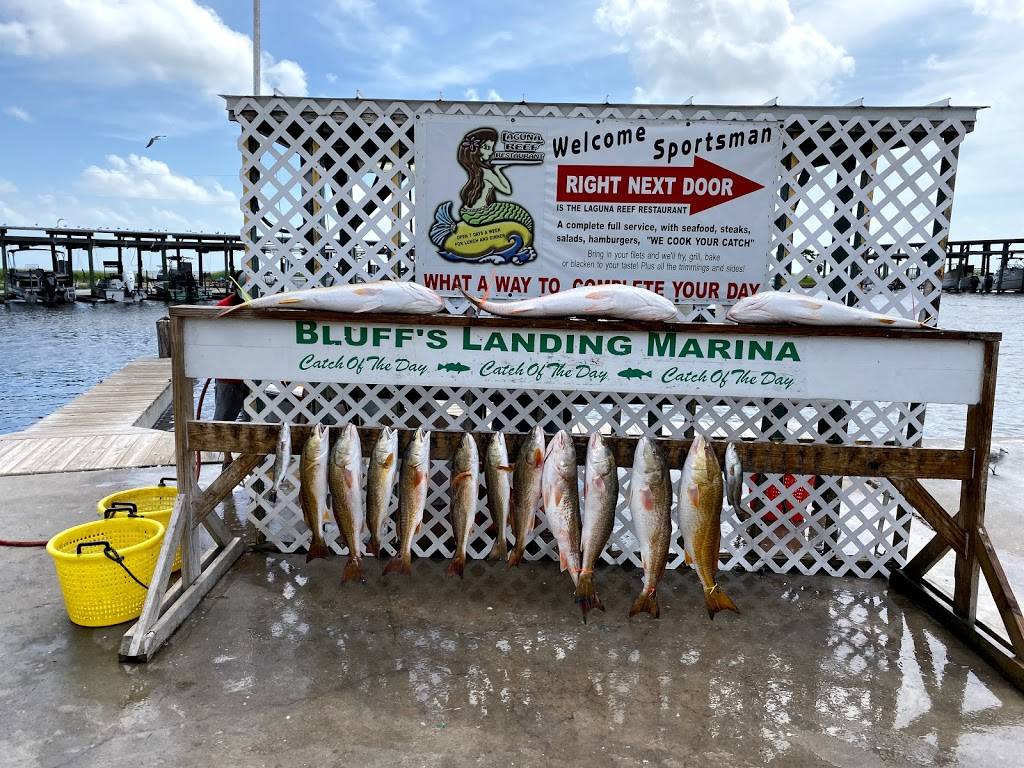 Bluffs Landing Marina & Lodge | restaurant | 4242 Laguna Shores Rd, Corpus Christi, TX 78418, USA | 3612882656 OR +1 361-288-2656