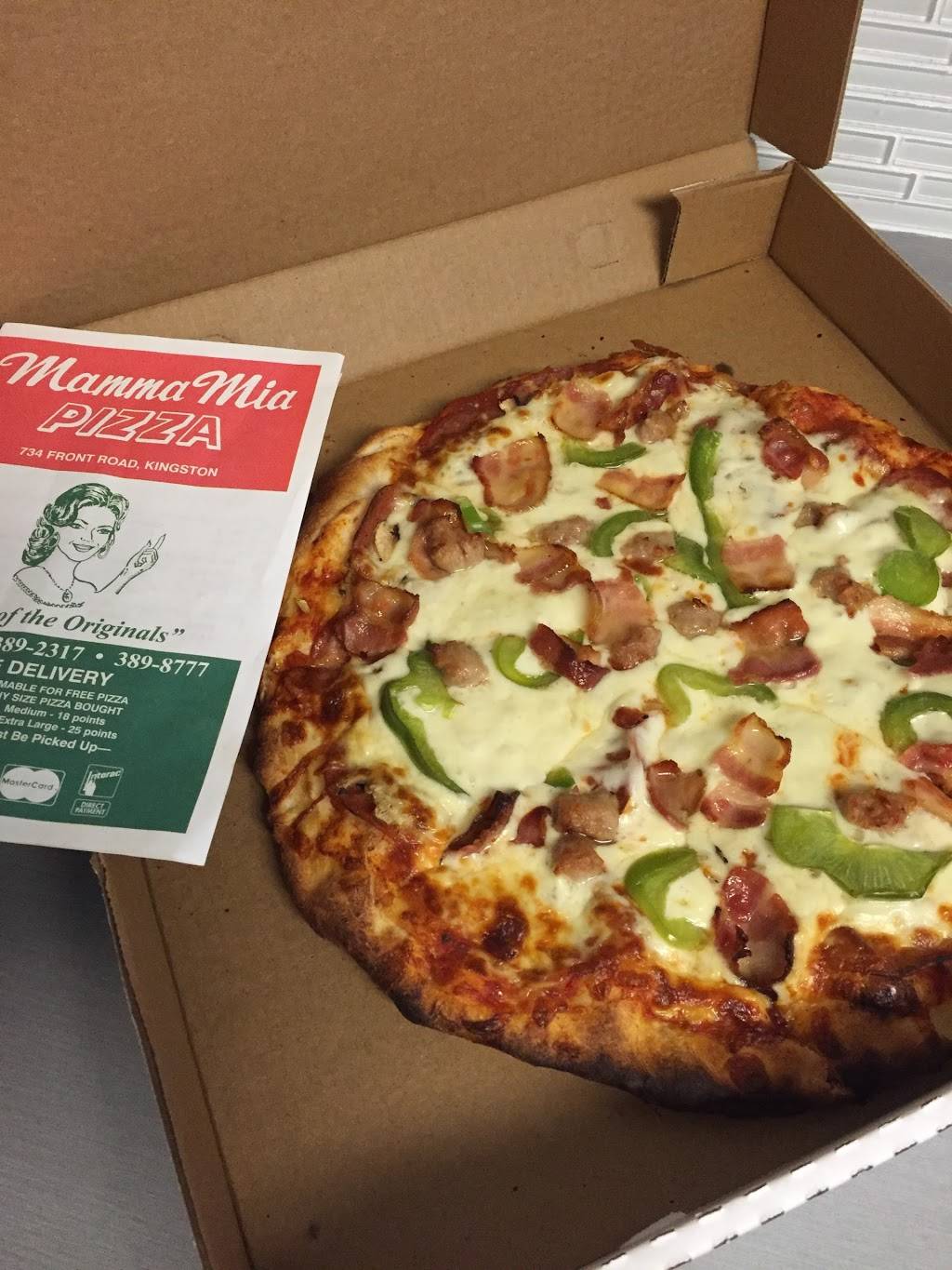 Mamma Mia pizza | restaurant | 734 Front Rd, Kingston, ON K7M 4L5, Canada | 6133898777 OR +1 613-389-8777