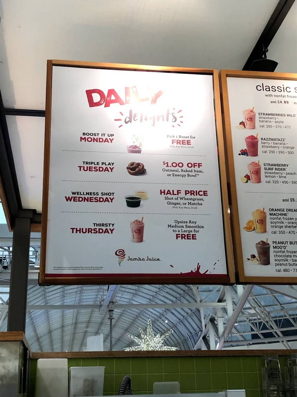 Jamba Juice Galleria Dallas Mall | restaurant | 13350 North Dallas Pkwy, Dallas, TX 75240, USA | 9723850863 OR +1 972-385-0863