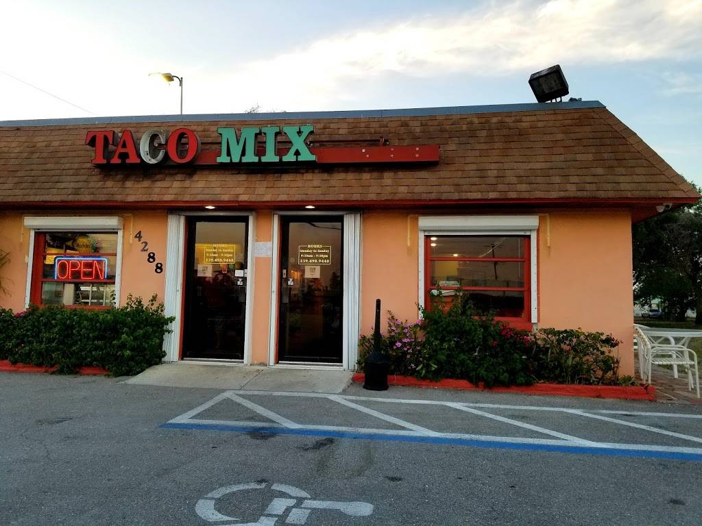 Taco Mix | restaurant | 4288 Bonita Beach Rd SW, Bonita Springs, FL 34134, USA | 2394989448 OR +1 239-498-9448