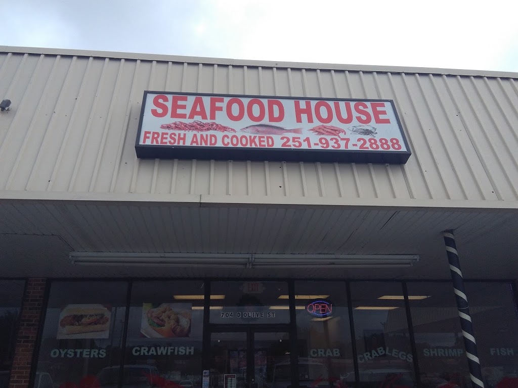 Seafood House | restaurant | 704 DOlive St, Bay Minette, AL 36507, USA | 2519372888 OR +1 251-937-2888