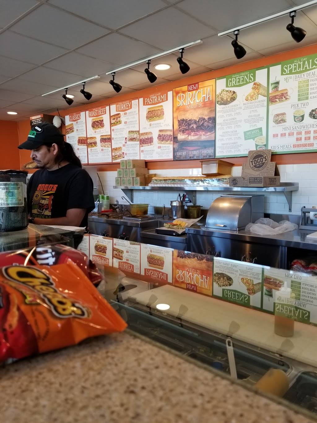 TOGOS Sandwiches | meal takeaway | 1955 W El Camino Real, Mountain View, CA 94040, USA | 6509670514 OR +1 650-967-0514