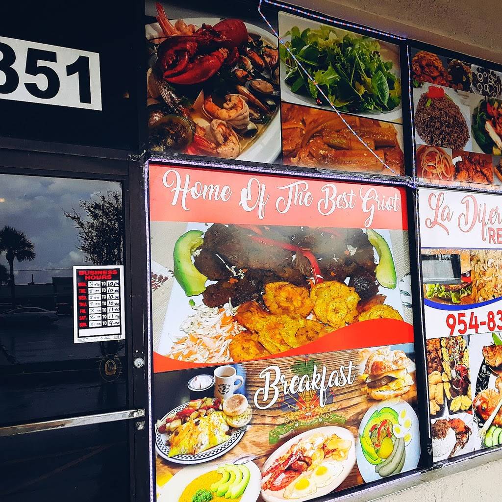 La diferance restaurant | restaurant | 5351 FL-7, Tamarac, FL 33319, USA | 9548397899 OR +1 954-839-7899