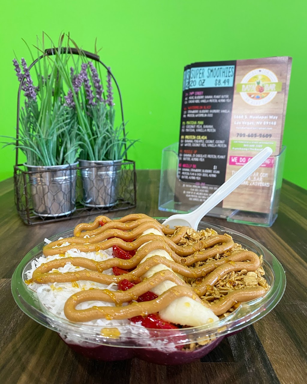 Baya Bar | restaurant | 5660 S Hualapai Way Suite 104, Las Vegas, NV 89148, USA | 7026052609 OR +1 702-605-2609