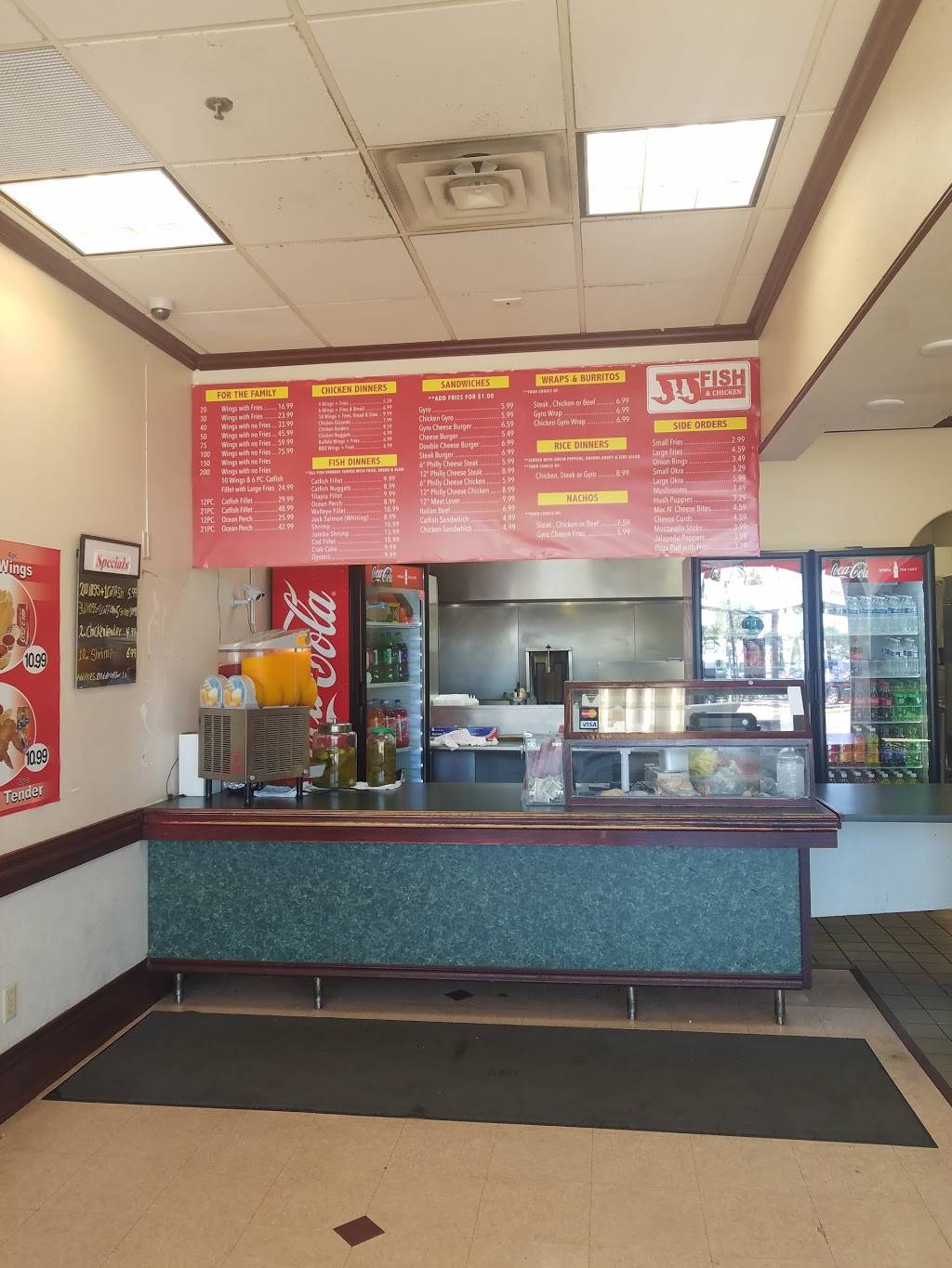 JJ fish & chicken | restaurant | 7615 W Broadway Ave, Brooklyn Park, MN 55428, USA | 7634250011 OR +1 763-425-0011