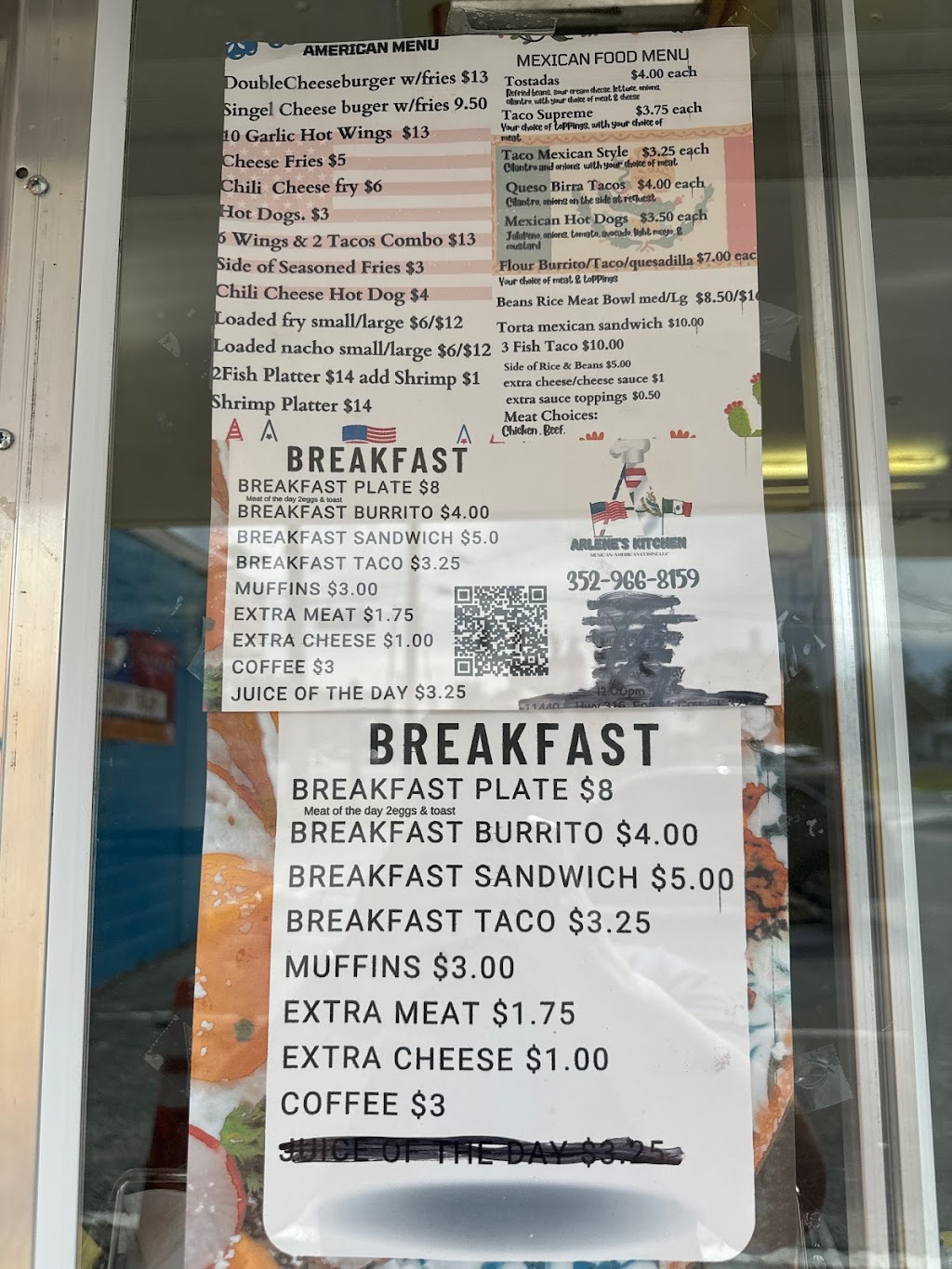 Arlenes kitchen mexican-american cuisine llc | meal takeaway | 14939 E Hwy 316, Fort McCoy, FL 32134, USA | 3529668159 OR +1 352-966-8159