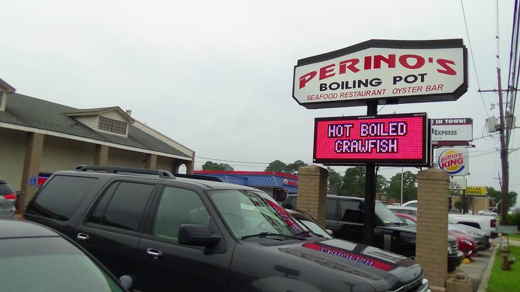 Perinos Boiling Pot | restaurant | 3754 Westbank Expy, Harvey, LA 70058, USA | 5043405560 OR +1 504-340-5560