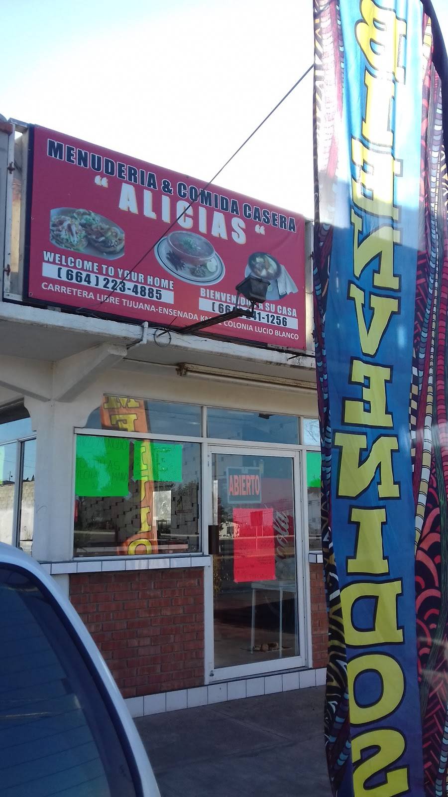 MENUDERIA "ALICIAS " | restaurant | Lucio Blanco, 22706 Rosarito, B.C., Mexico | 016642411256 OR +52 664 241 1256