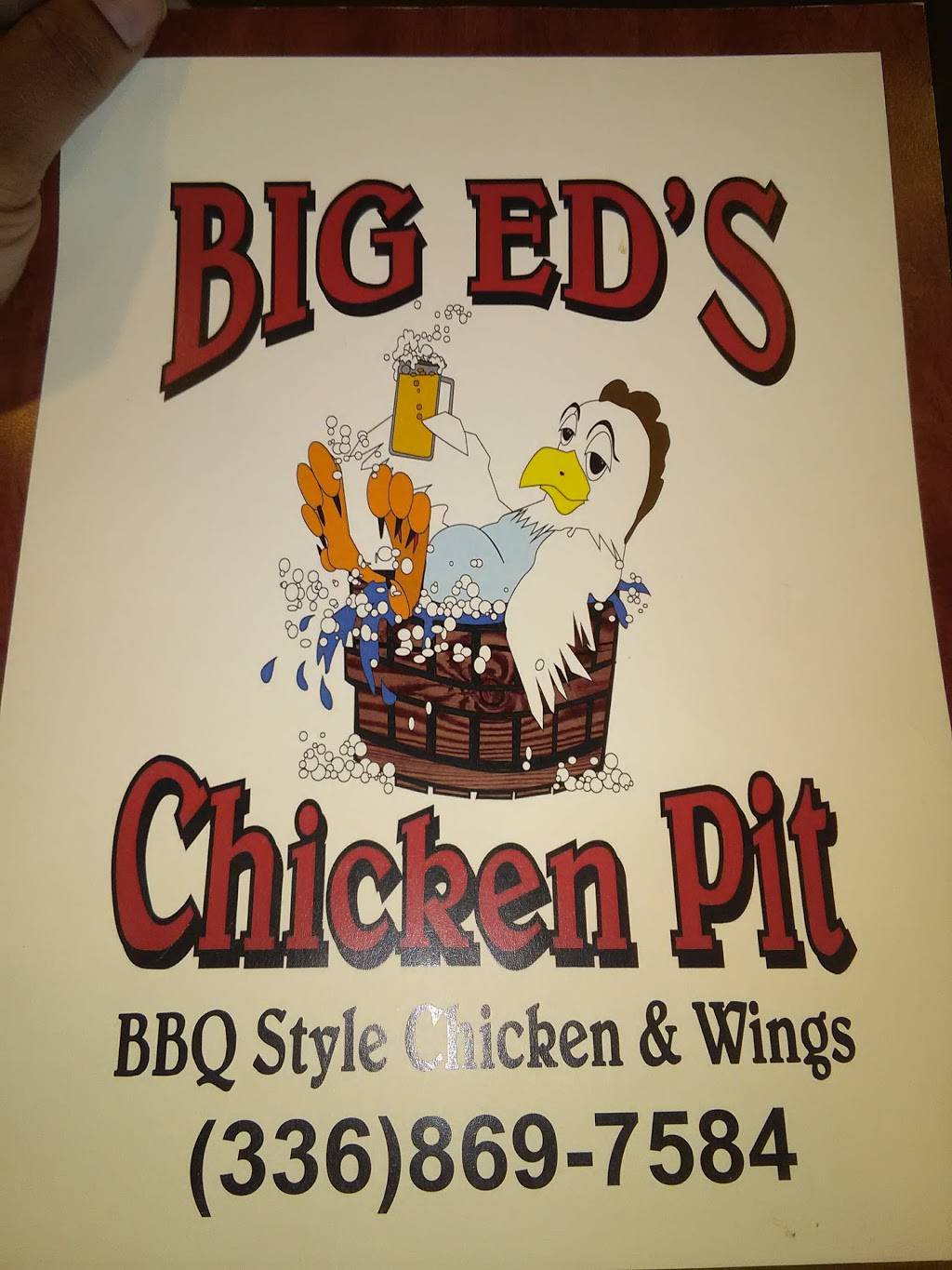 Big Eds Chicken Pit | restaurant | 105 W Peachtree Dr, High Point, NC 27262, USA | 3368697584 OR +1 336-869-7584