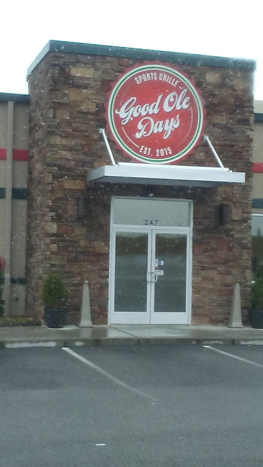 Good Ole Days Sports Grille | restaurant | 247 Merchants Greene Blvd, Morristown, TN 37814, USA | 4238391584 OR +1 423-839-1584