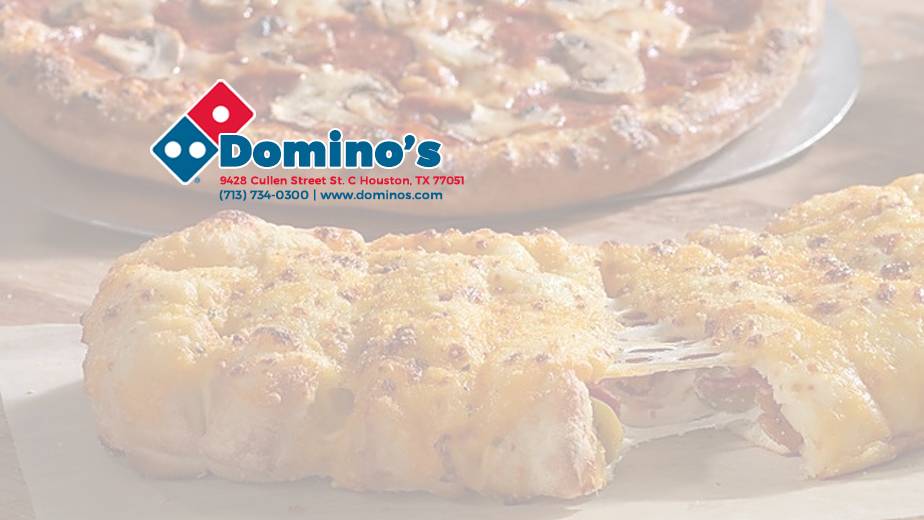 Dominos Pizza 9428 Cullen Blvd | meal delivery | 9428 Cullen Blvd c, Houston, TX 77051, USA | 7137340300 OR +1 713-734-0300