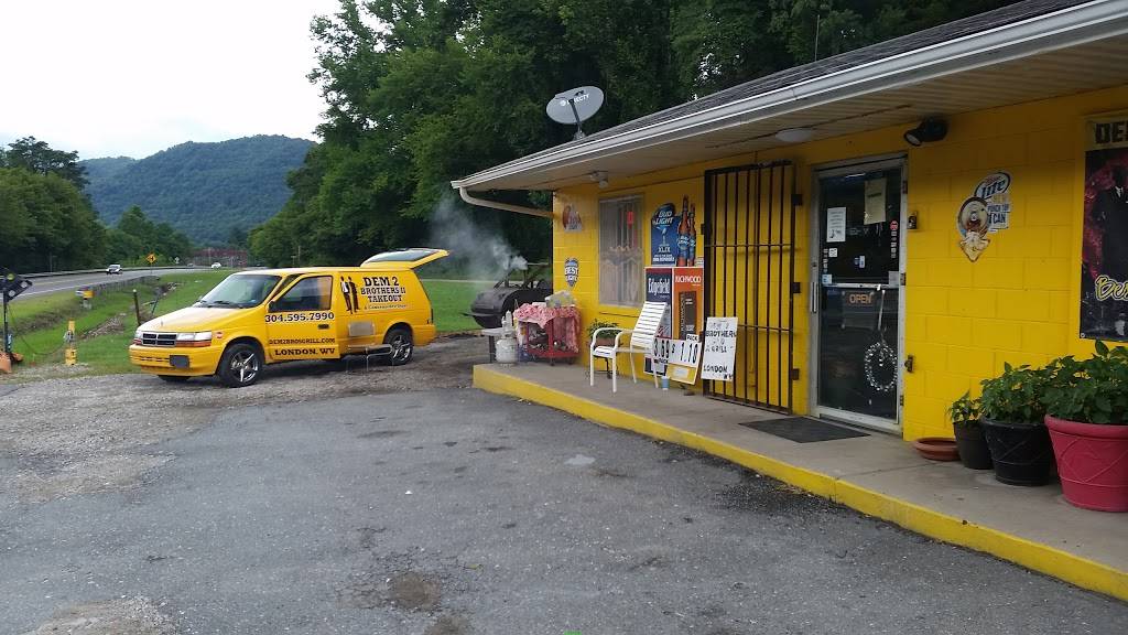 Dem 2 Brothers BBQ Takeout | restaurant | 9941 Old Town Rd, London, WV 25126, USA | 3045957990 OR +1 304-595-7990