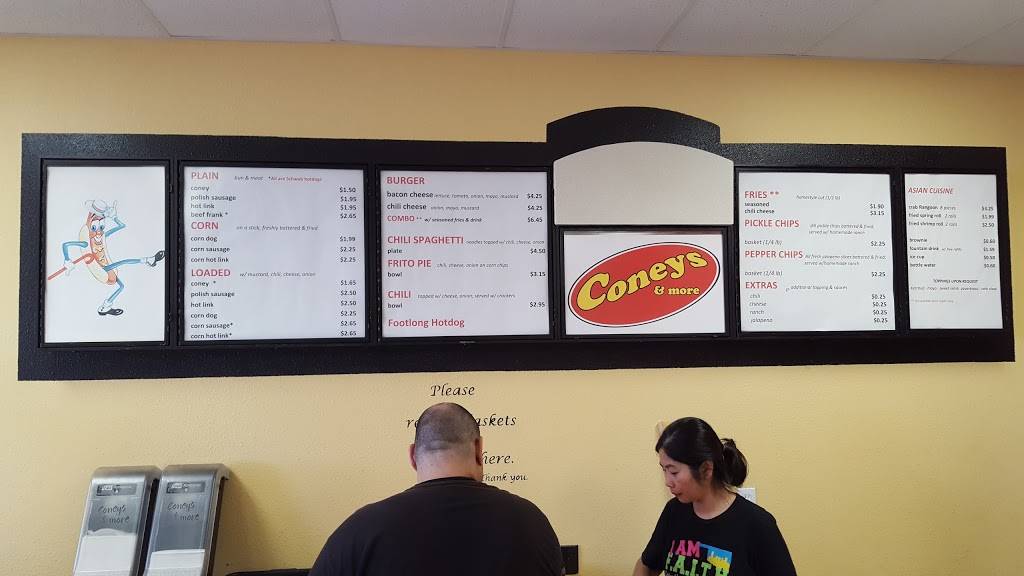 Coneys & More | restaurant | 1317 SE 44th St, Oklahoma City, OK 73129, USA | 4056778844 OR +1 405-677-8844
