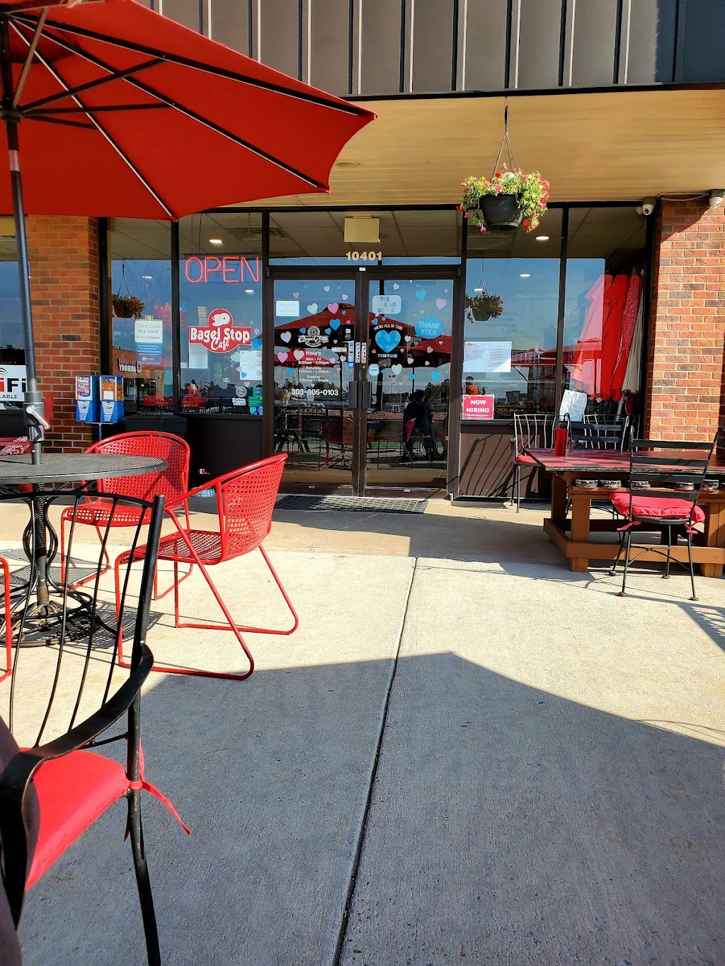 Bagel Stop Cafe | bakery | 10401 S Parker Rd, Parker, CO 80134, USA | 3038050103 OR +1 303-805-0103