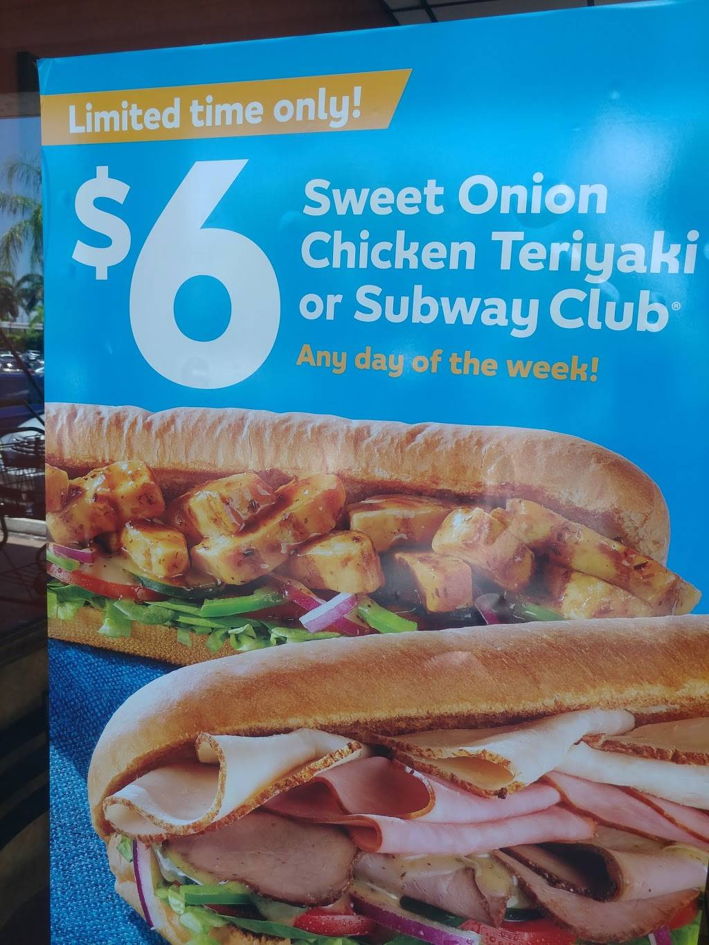 Subway Restaurants | restaurant | 20521 Old Cutler Rd, Cutler Bay, FL 33189, USA | 3052543700 OR +1 305-254-3700