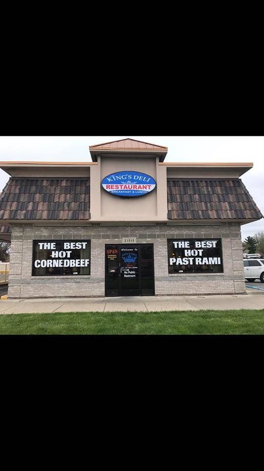 Kings Deli | restaurant | 21515 Gratiot Ave, Eastpointe, MI 48021, USA | 5867732500 OR +1 586-773-2500