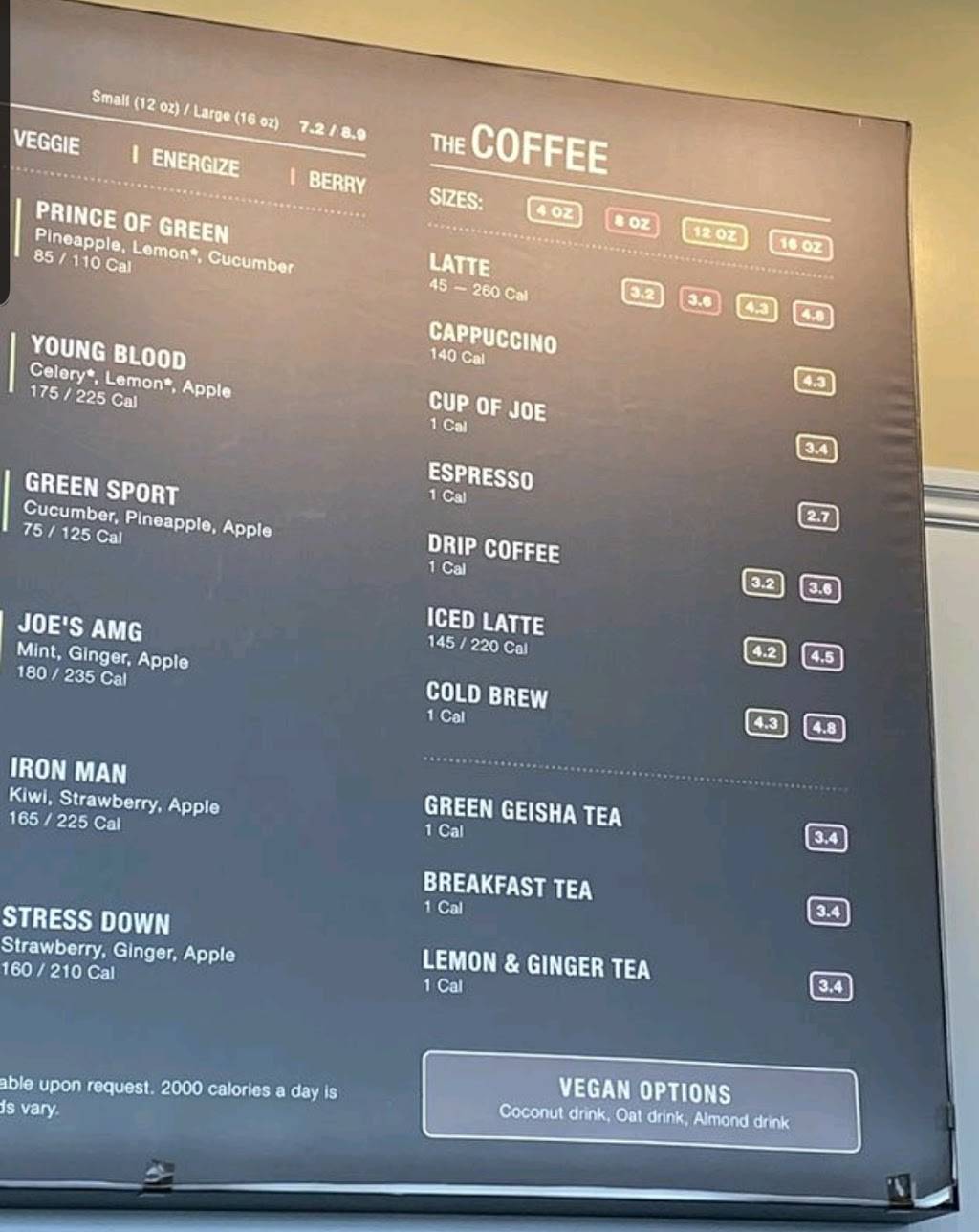 JOE & THE JUICE | cafe | 6000 Bollinger Canyon Rd, San Ramon, CA 94583, USA | 2015000000 OR +1 201-500-0000