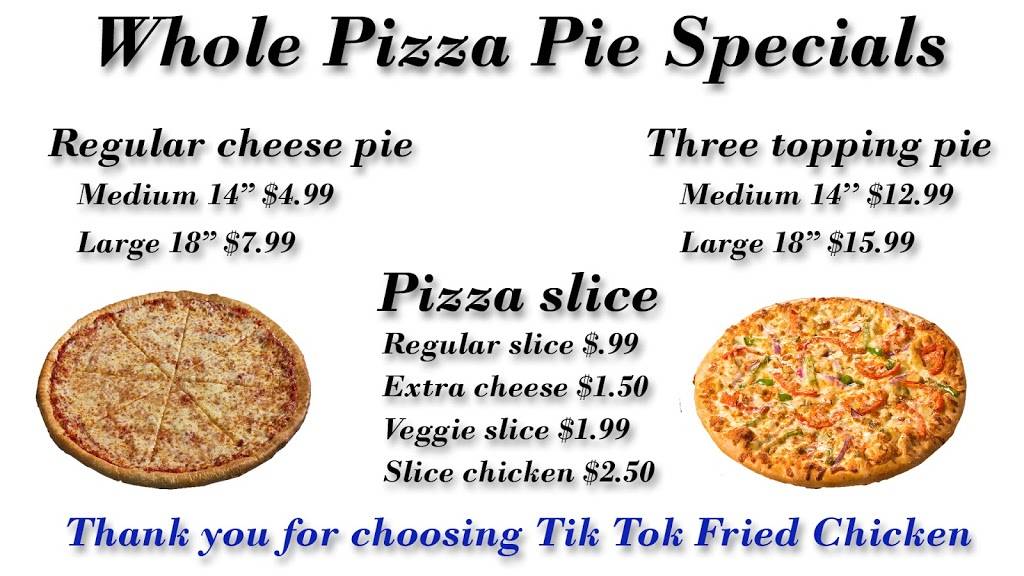 Tik Tok Fried Chicken | restaurant | 87-69 Parsons Blvd, Jamaica, NY 11432, USA | 7187393212 OR +1 718-739-3212