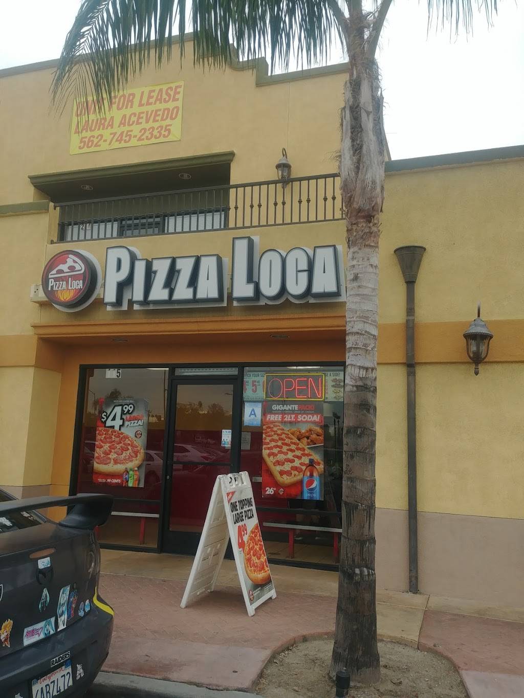 Pizza Loca | meal delivery | 1184 W 2nd St Ste 115, San Bernardino, CA 92410, USA | 9097407020 OR +1 909-740-7020