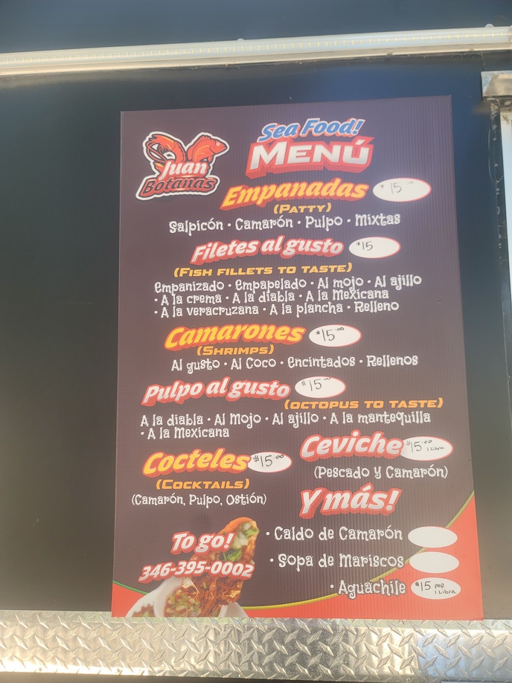 Juan botanas | restaurant | 14501 Wood Warbler Ln, Conroe, TX 77306, USA | 3463950002 OR +1 346-395-0002