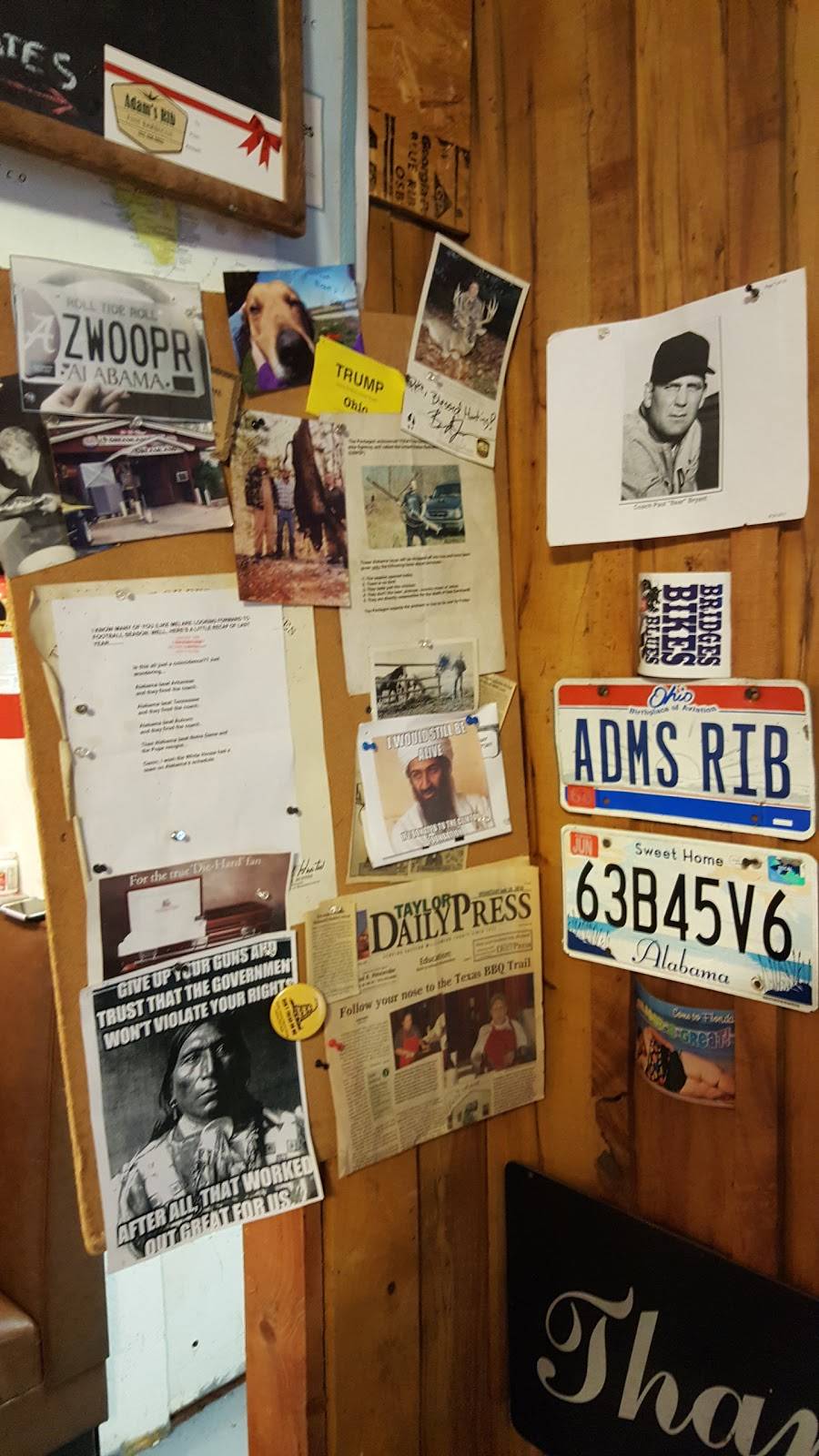 Adams Rib Barbecue | restaurant | 305 US-35, Eaton, OH 45320, USA | 9374565052 OR +1 937-456-5052