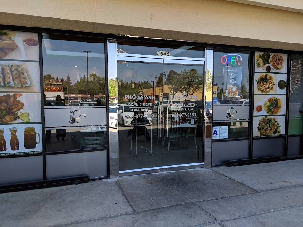 Pho Anh | restaurant | 5644 Van Buren Boulevard, Riverside, CA 92503, USA | 9519779889 OR +1 951-977-9889
