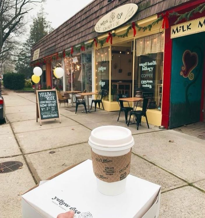 Yellow Rose Vegan Bakery & Cafe | cafe | 410 Ridgewood Rd, Maplewood, NJ 07040, USA | 8622569739 OR +1 862-256-9739