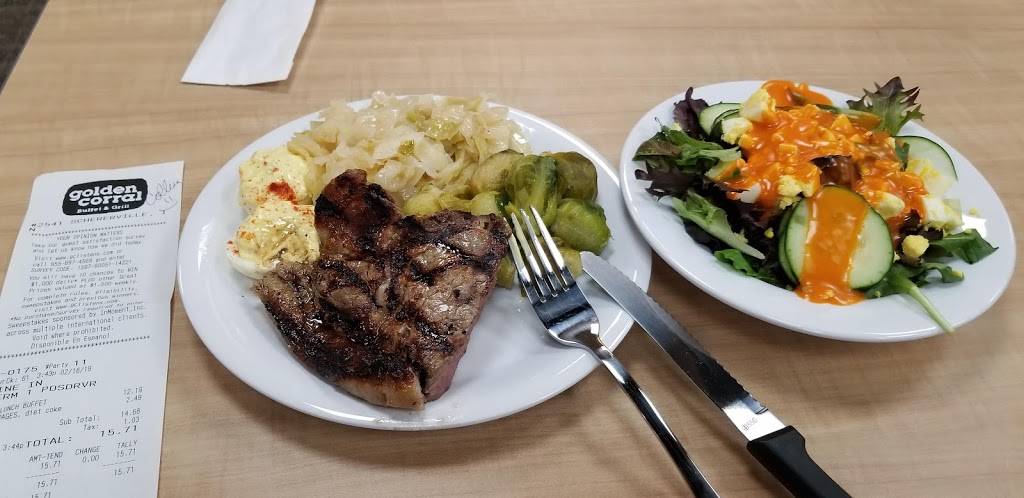 Golden Corral Buffet & Grill | meal takeaway | 915 Eagle Ridge Dr, Schererville, IN 46375, USA | 2198650179 OR +1 219-865-0179